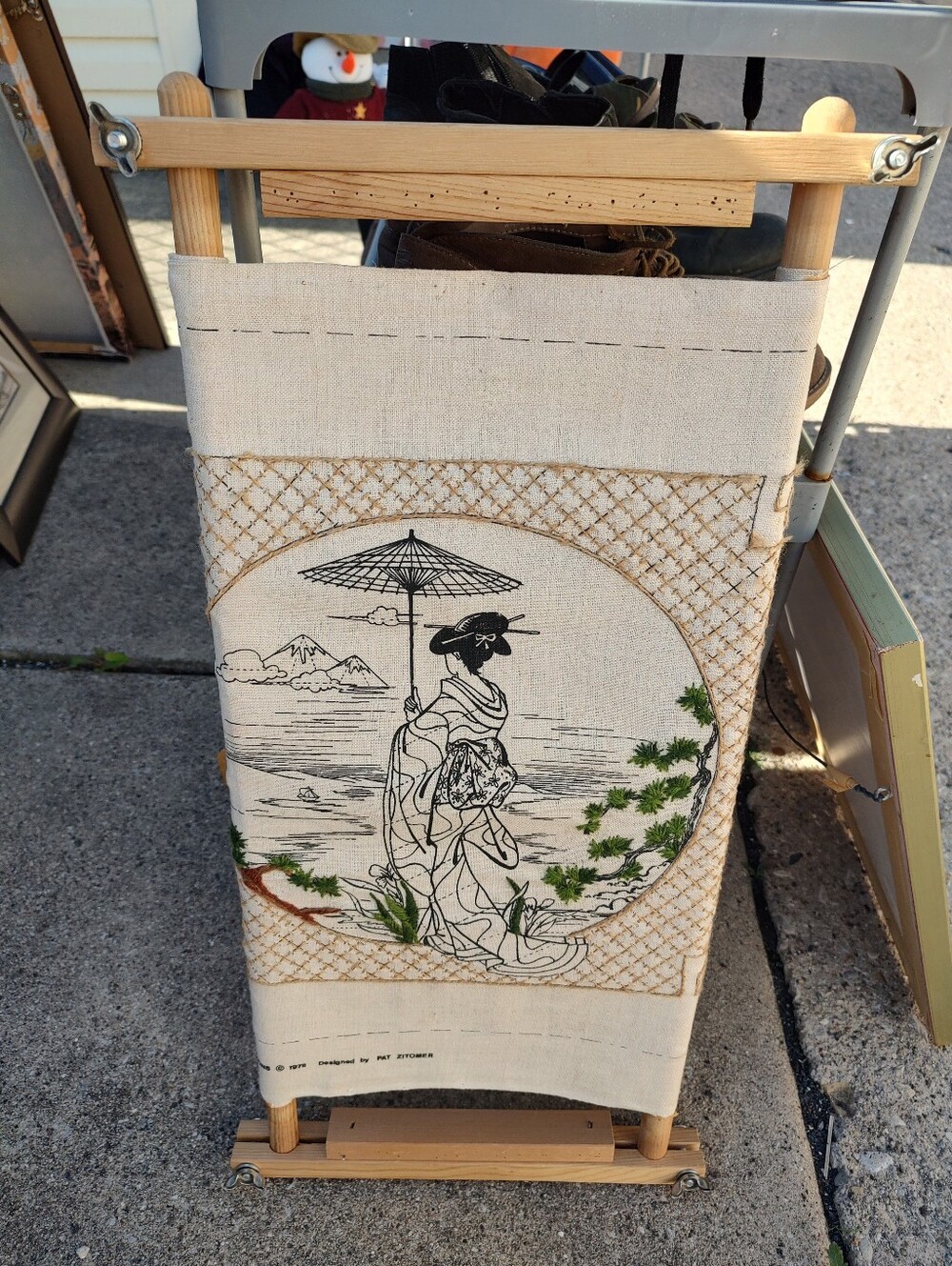Asian Needlepoint Tapestry